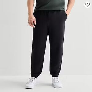 Xersion Men's Black Fleece Jogger Pants Small